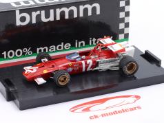 Jacky Ickx Ferrari 312 B #12 公式 1 奥地利 GP 1970 1:43 Brumm
