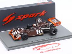 John Watson Brabham BT42 #28 7° Olanda GP formula 1 1974 1:43 Spark