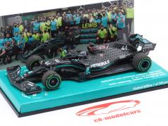 L. Hamilton Mercedes-AMG F1 W11 #44 ganhador turco GP Fórmula 1 Campeão mundial 2020 1:43 Minichamps