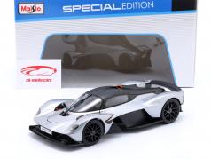 Aston Martin Valkyrie Год постройки 2022 серебро 1:18 Maisto