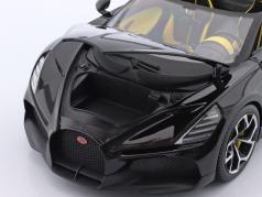 Bugatti W16 Mistral Ano de construção 2023 preto 1:18 Bburago