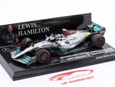 L. Hamilton Mercedes-AMG F1 W13 #44 第二名 匈牙利 GP 公式 1 2022 1:43 Minichamps