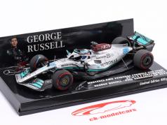 G. Russell Mercedes-AMG F1 W13 #63 1er Poteaux Hongrie GP formule 1 2022 1:43 Minichamps