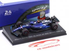 Alexander Albon Williams FW45 #23 8位 イギリス人 GP 式 1 2023 1:64 Spark