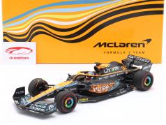 Oscar Piastri McLaren MCL36 #28 Abou Dabi Test formule 1 2022 1:18 Minichamps