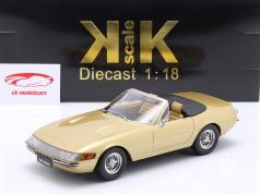 Ferrari 365 GTS/4 Daytona Cabriolet 1. ряд Американская версия 1969 золото металлический 1:18 KK-Scale
