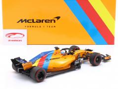 F. Alonso McLaren MCL33 #14 Almost Last F1 Race Abu Dabi GP formula 1 2018 1:18 Minichamps