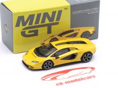 Lamborghini Countach LPI 800-4 amarelo 1:64 TrueScale