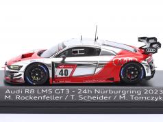 Audi R8 LMS GT3 evo II #40 24h Nürburgring 2023 Audi Sport Team Scherer 1:43 Spark