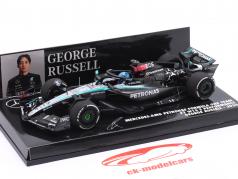 George Russell Mercedes-AMG F1 W15 #63 formule 1 2024 1:43 Minichamps