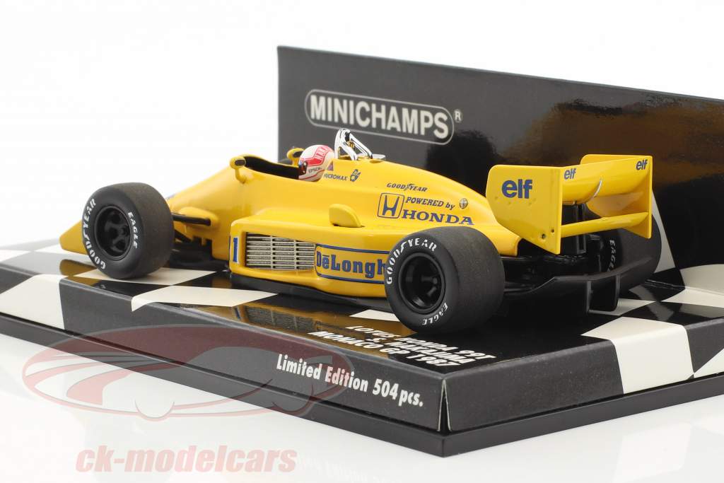 Satoru Nakajima Lotus 99T #11 Монако GP формула 1 1987 1:43 Minichamps