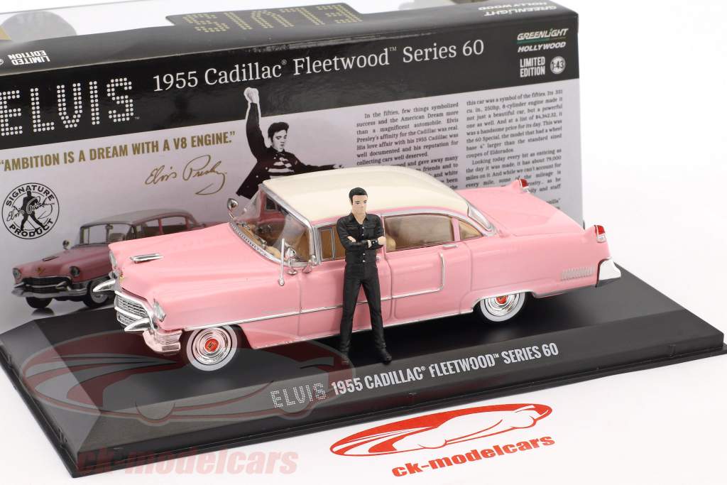 elvis presley 1955 pink cadillac model