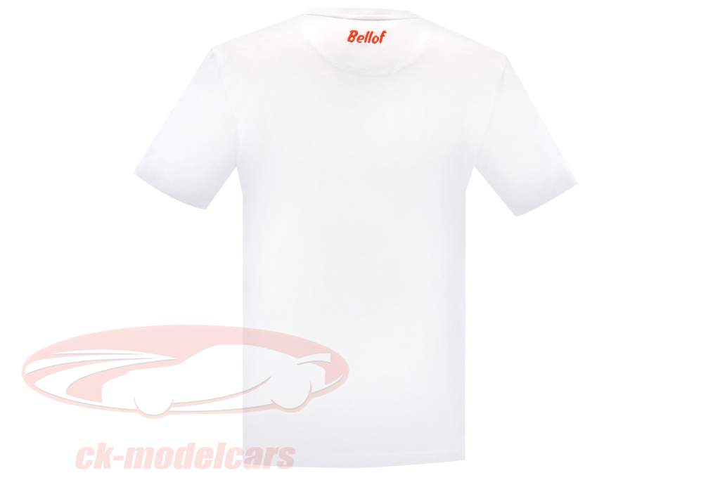 Stefan Bellof T-Shirt opnemen lap 6.11,13 min met frontprint wit