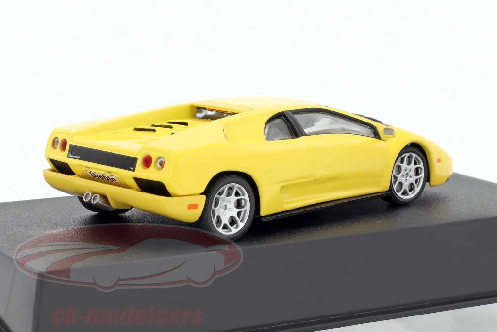 Lamborghini Diablo VT anno di costruzione 2000 giallo 1:43 Leo Models