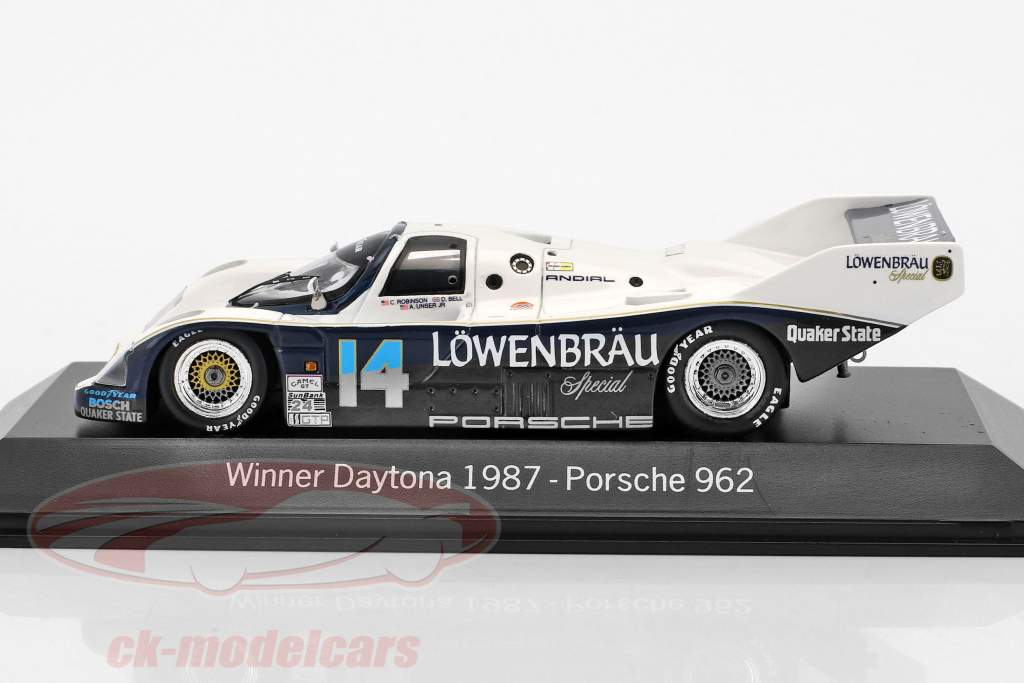 限定SALE送料無料スパーク 1/43 ポルシェ 962 #14 デイトナ 優勝 1987 Spark 1:43 Porsche 962C Winner 24h Daytona Holbert/Robinson/Bell/Unser Lowenbrau 乗用車
