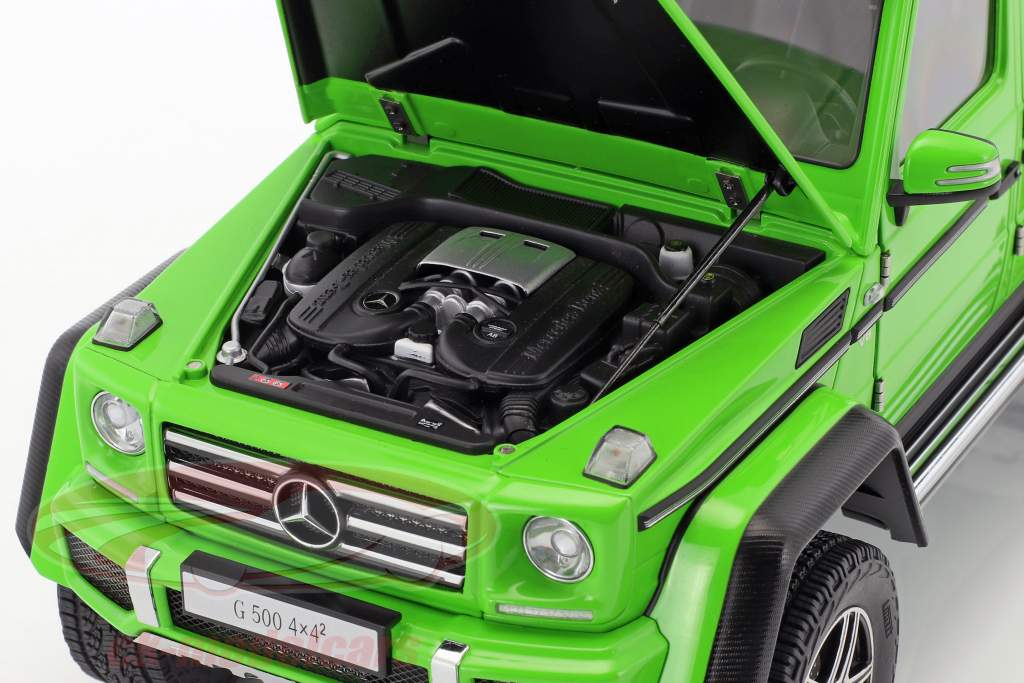 Mercedes-Benz G级 G500 4x4² 建造年份 2016 alien 绿 1:18 AUTOart