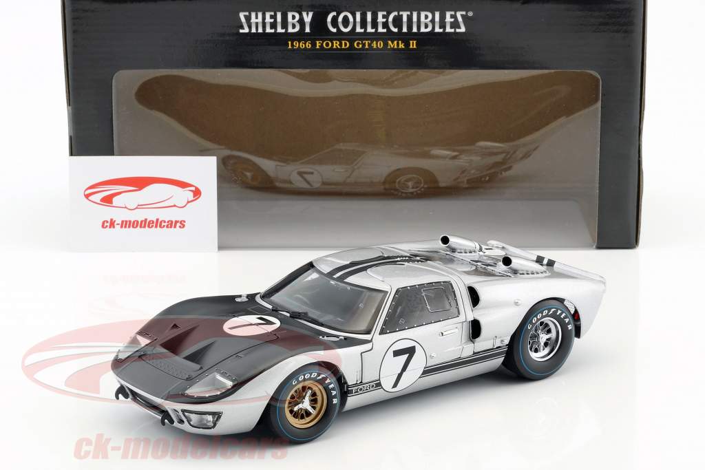 Ford GT40 Mk II #7 24h LeMans 1966 Hill, Muir 1:18 Shelby Collectibles