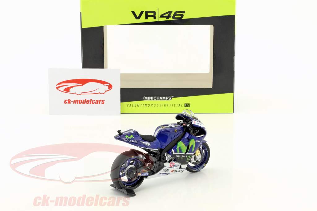 Valentino Rossi Yamaha YZR-M1 #46 Bike test MotoGP 2016 1:18 Minichamps