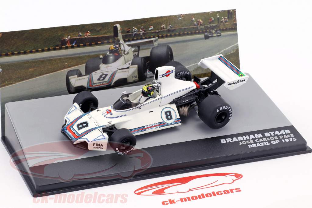 Altaya 1:43 Carlos Pace Brabham BT44B #8 Winner GP Brazil Formula 1 1975  CK24901 model car CK24901
