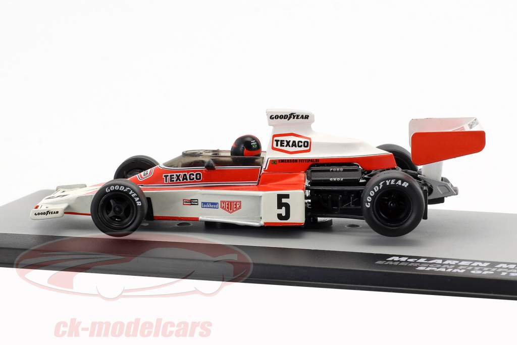 E. Fittipaldi McLaren M23 #5 World Champion Spain GP formula 1 1974 1:43 Altaya