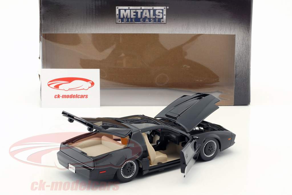 Pontiac Firebird K.I.T.T tv-serie Knight Rider (1982-1986) zwart 1:24 Jada Toys