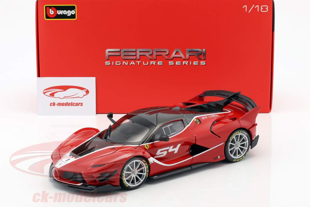 Bburago 1:18 Ferrari FXX-K Evoluzione #54 red Signature 18-16908R