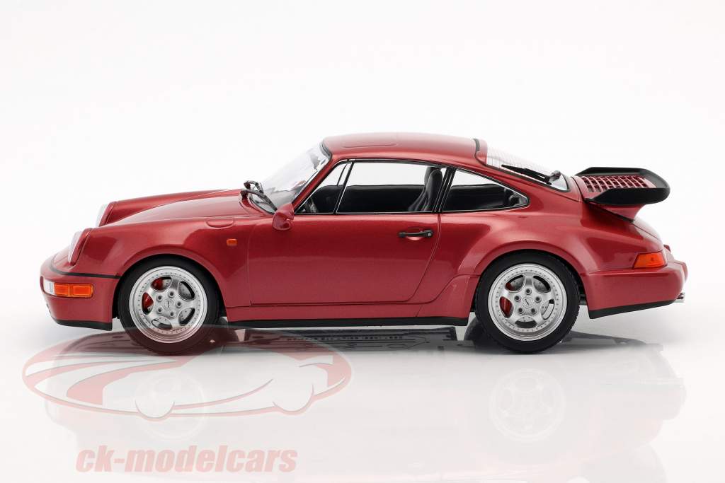 Minichamps 1:18 Porsche 911 (964) Turbo 築 1990 赤 メタリック