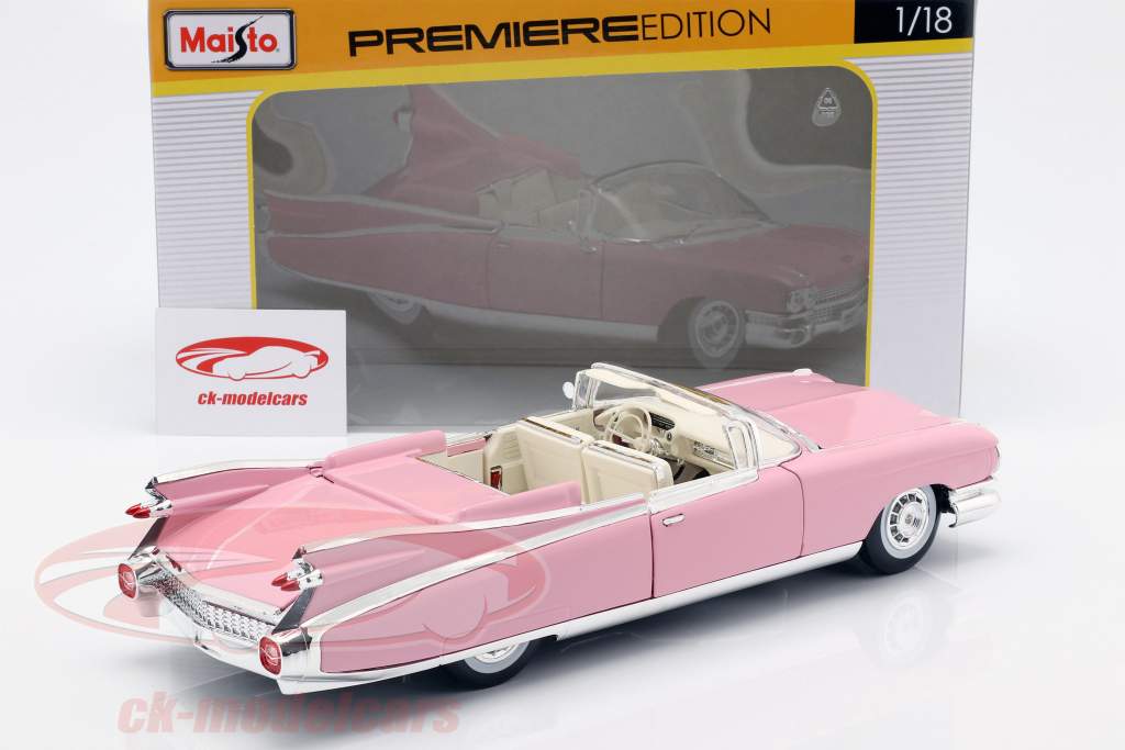 Maisto 1 18 キャデラック エルドラド ビアリッツ 年 1959 ピンク 完成モデル モデル 車