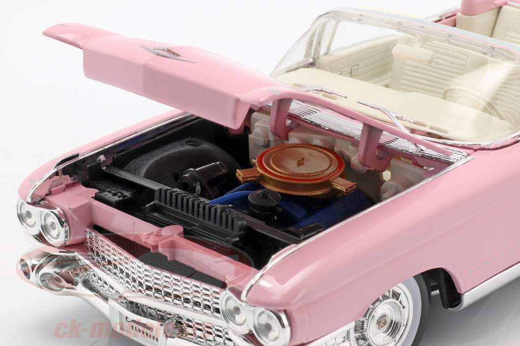 Maisto 1:18 Cadillac Eldorado Biarritz Year 1959 pink 36813 model 