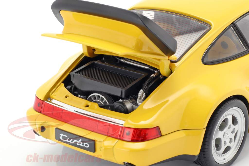 Porsche 964 Turbo gelb 1:18 Welly