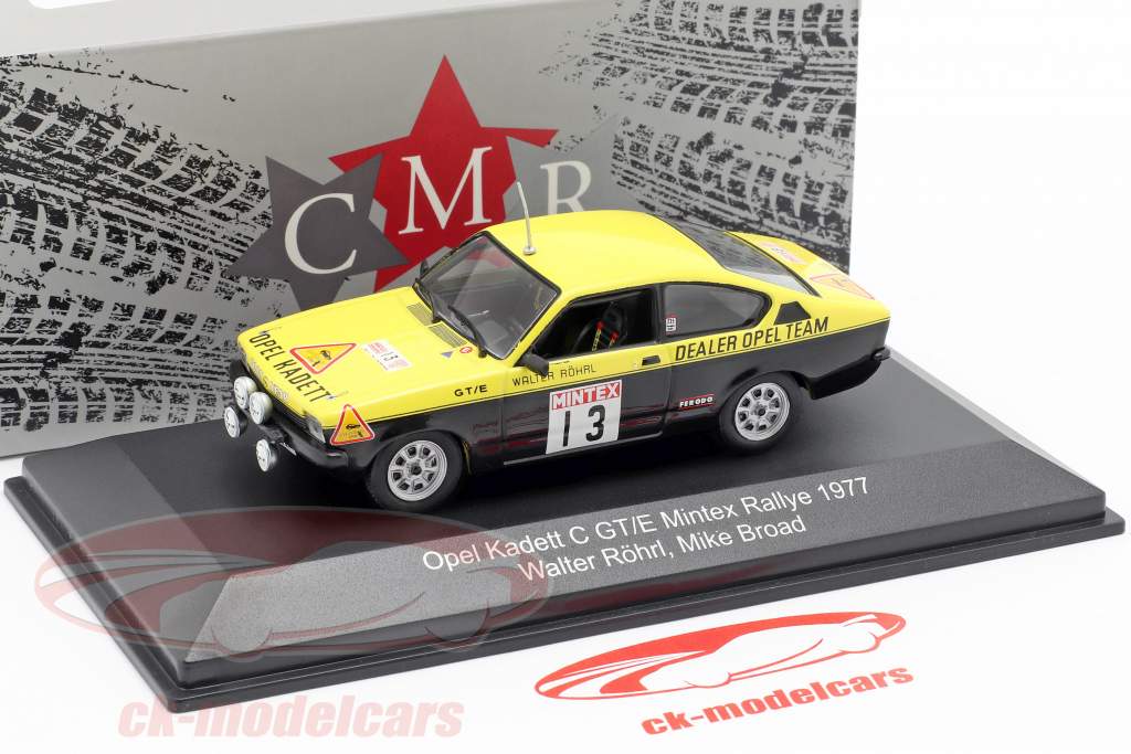 Opel Kadett C GT/E #13 Mintex Rally 1977 Röhrl, Broad 1:43 CMR