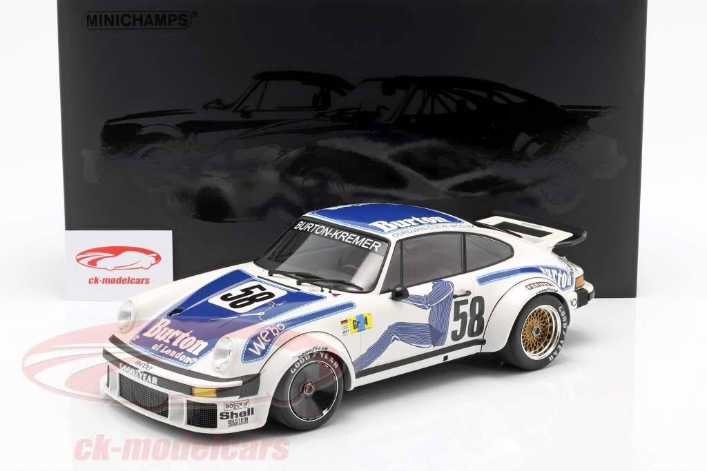 Porsche 934 #58 クラス 勝者 24h LeMans 1977 Kremer Racing 1:12 Minichamps