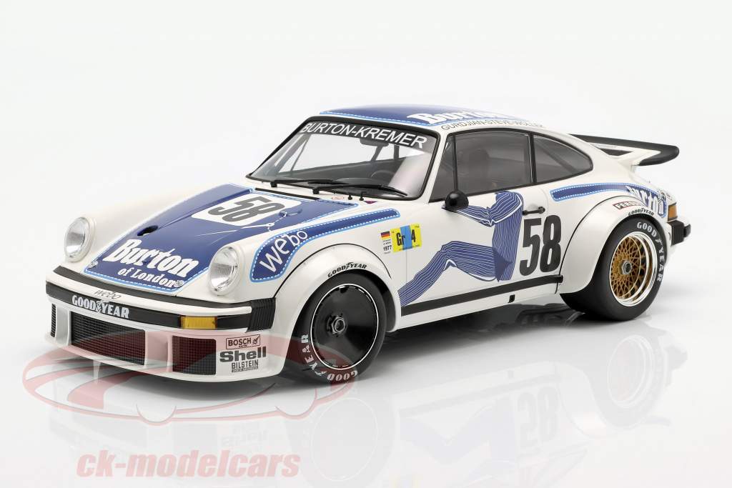 Porsche 934 #58 classe gagnant 24h LeMans 1977 Kremer Racing 1:12 Minichamps