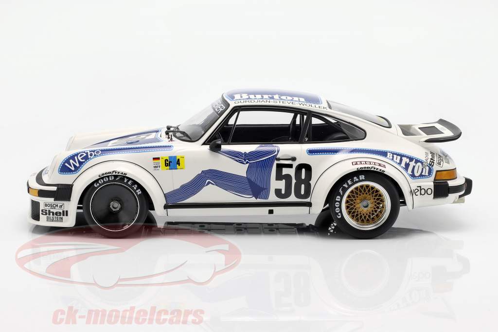 Porsche 934 #58 クラス 勝者 24h LeMans 1977 Kremer Racing 1:12 Minichamps