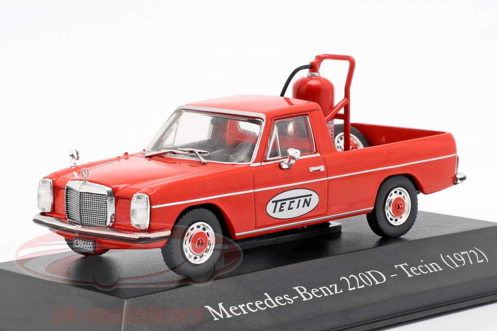 Mercedes-Benz 220D Pick-Up Tecin ano de construção 1972 vermelho 1:43 Altaya