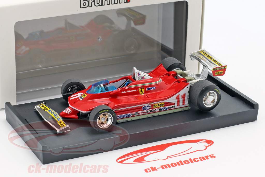Brumm 1:43 J. Scheckter Ferrari 312T4 #11 winner italian GP World