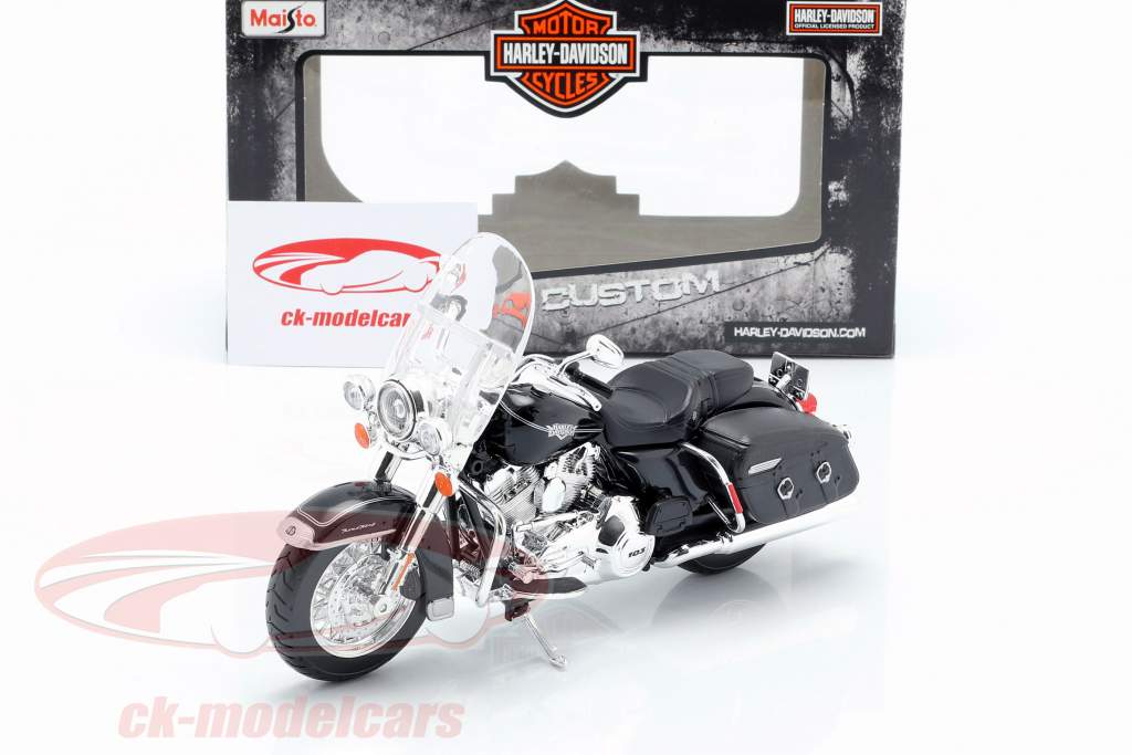 Harley Davidson FLHRC Road King Classic 2013 schwarz 1:12 Maisto