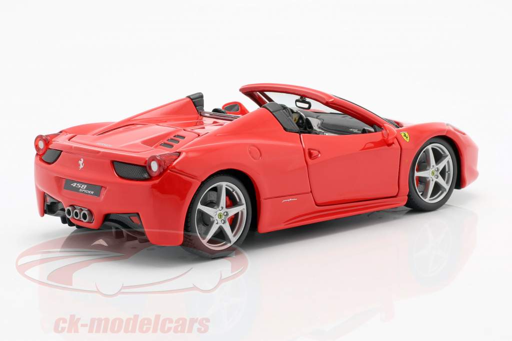  Bburago  1  24 Ferrari  458 Spider rouge  18  26017 mod le 