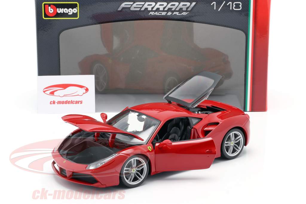 Ferrari 488 GTB 赤 1:18 Bburago