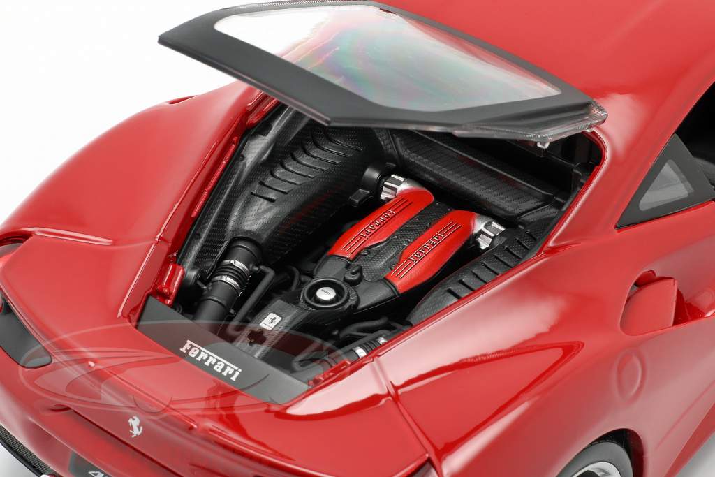 Ferrari 488 GTB rouge 1:18 Bburago