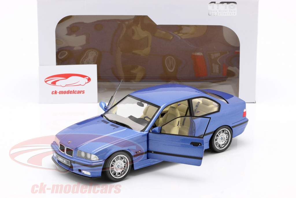 Solido 1:18 BMW M3 Coupe (E36) year 1990 estoril blue S1803901 model car  S1803901 421185360 3663506008962