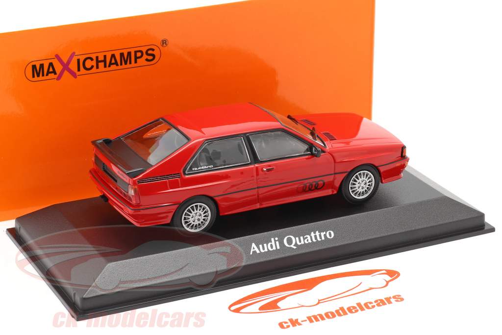 Minichamps 1 43 Audi Quattro 建設年 1980 赤 モデル 車