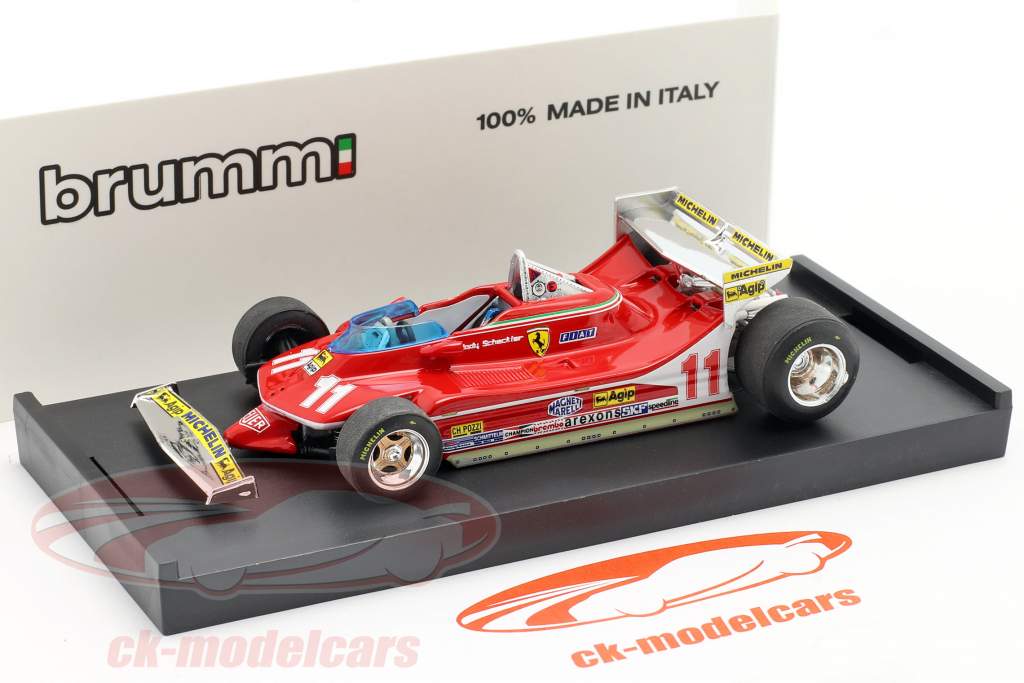 Ferrari 312 T4 #11 ワールドチャンピオン GP モナコ フォーミュラ 1 1979 Scheckter 1:43 Brumm