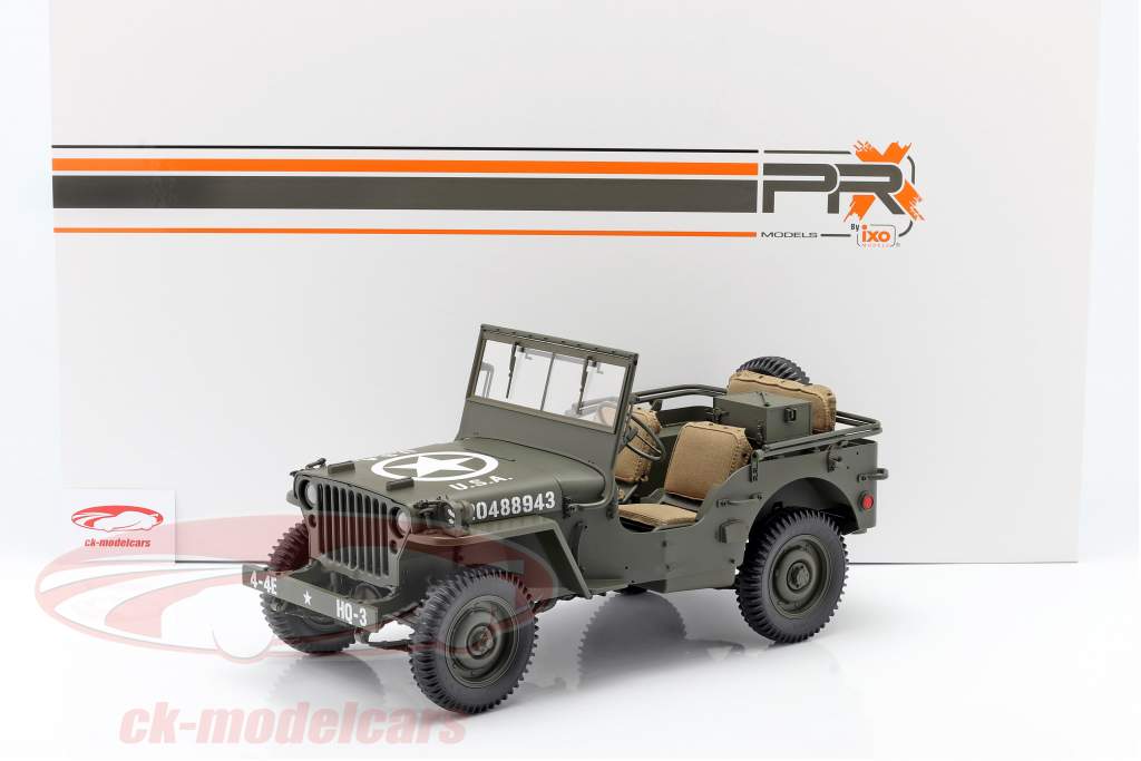 Premium X 18 Jeep Willys MB avec Bande annonce et M3