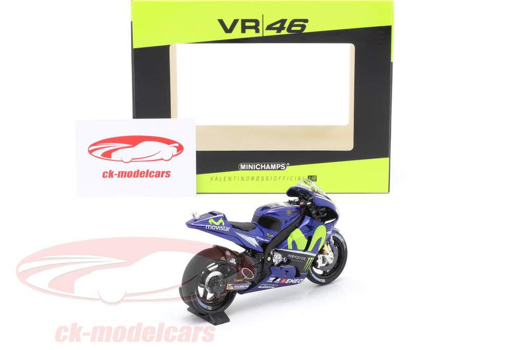 Valentino Rossi Yamaha YZR-M1 #46 MotoGP 2017 1:18 Minichamps