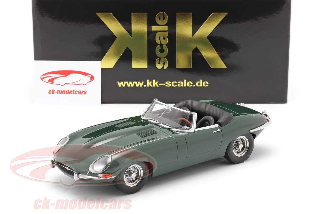 KK-Scale 1:18 Jaguar E-Type Cabriolet Open Top Series 1 LHD 1961