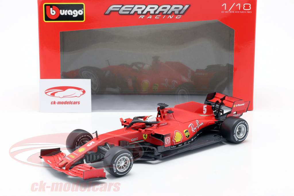 Concentratie opzettelijk overhandigen Bburago 1:18 Sebastian Vettel Ferrari SF1000 #5 Austrian GP formula 1 2020  18-16808VW model car 18-16808VW 4893993168088