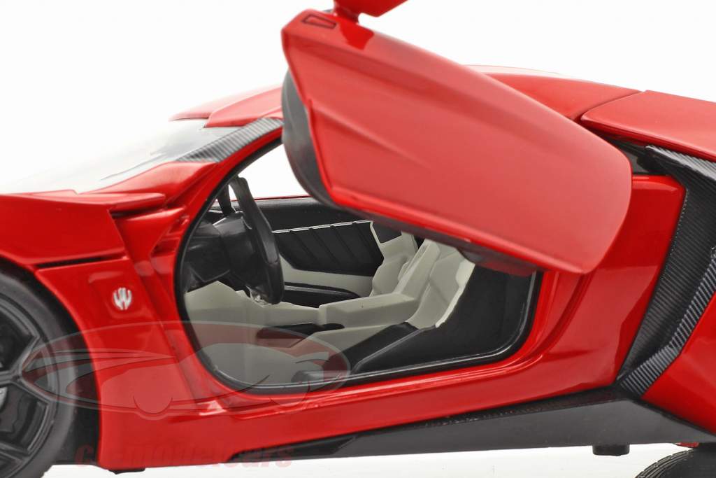 Dom's Lykan Hypersport 2014 Fast & Furious 7 (2015) Com figura 1:18 Jada Toys