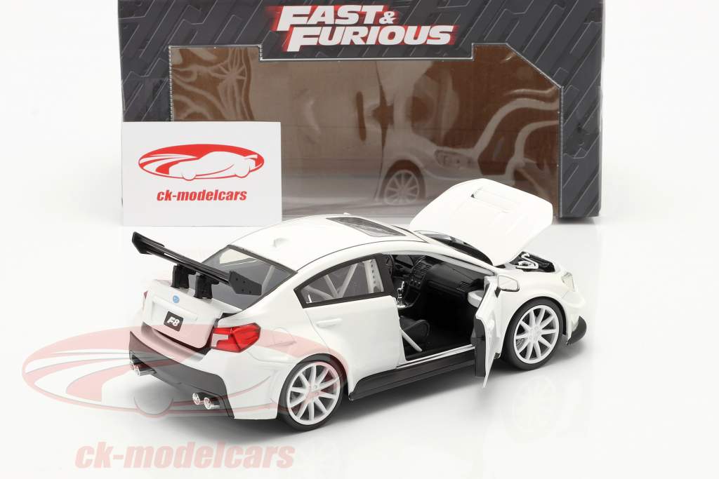 Mr. Little Nobody's Subaru WRX STI Fast and Furious 8 hvid 1:24 Jada Toys