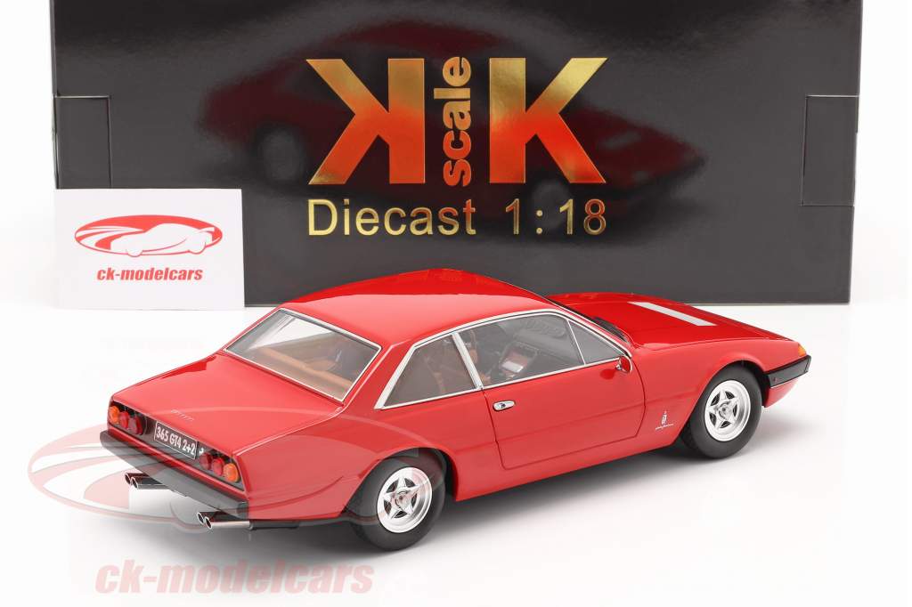 KK-Scale 1:18 Ferrari 365 GT4 2+2 year 1972 red KKDC180165 model car  KKDC180165 4260699760005